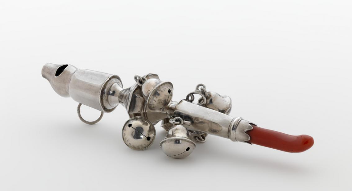 Smith II, George, Child's rattle, whistle, and teether