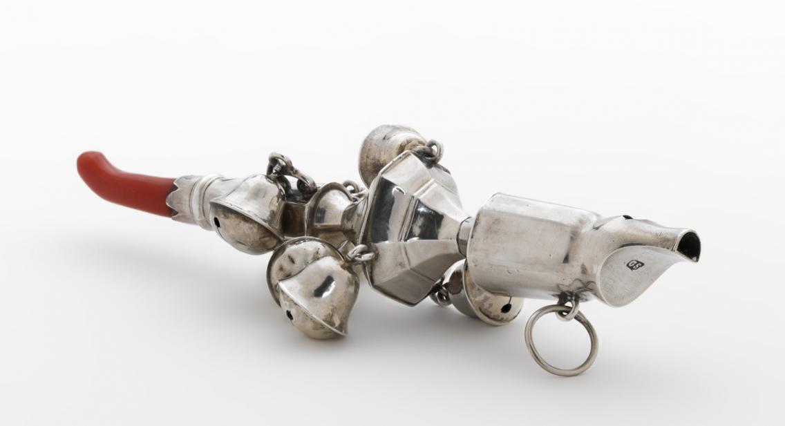 Smith II, George, Child's rattle, whistle, and teether