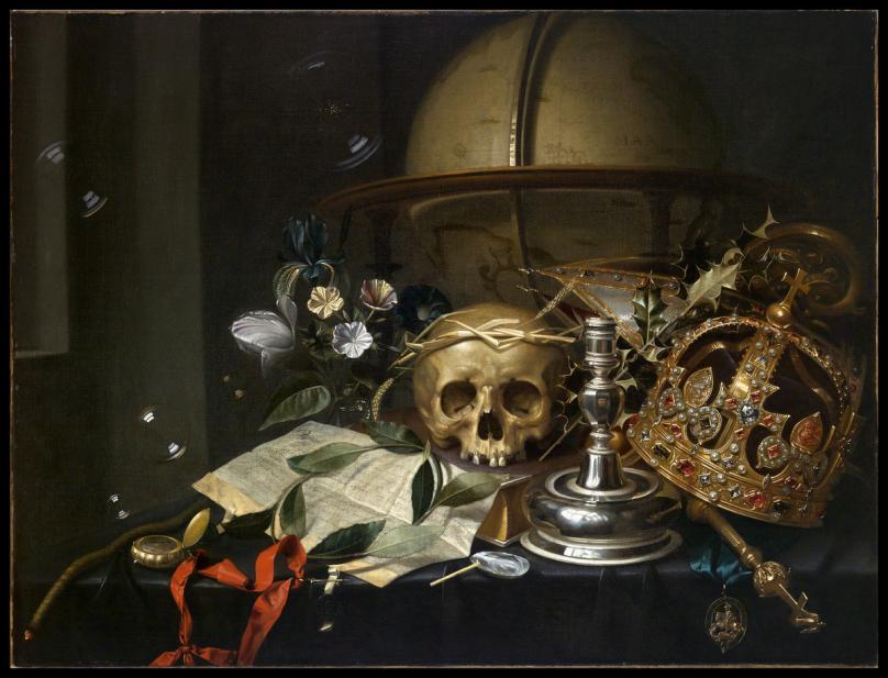 Hendrick Andriessen (Flemish, 1607-1655), Vanitas Still Life, ca. 1650