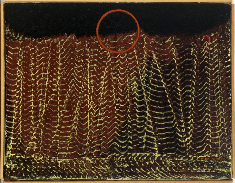 Max Ernst, Red Sun and Forest