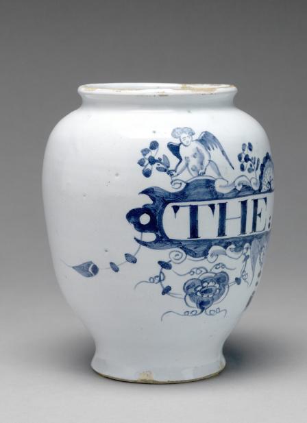 British, drug jar