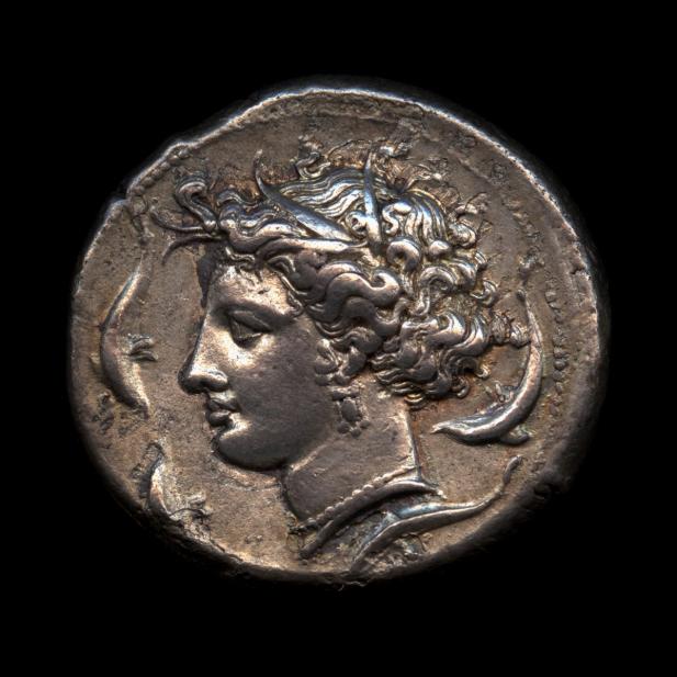 Siculo-Punic, Tetradrachm of Persephone-Tanit