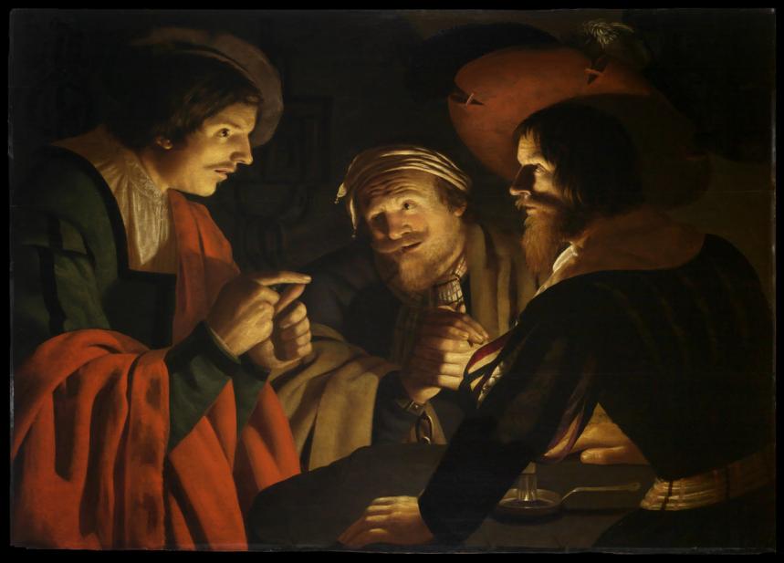 Crijn Hendricksz Volmarijn (Dutch, ca. 1604-1645), Joseph Interpreting the Dreams of Pharaoh's Butler and Baker, 	ca. 1631-1637