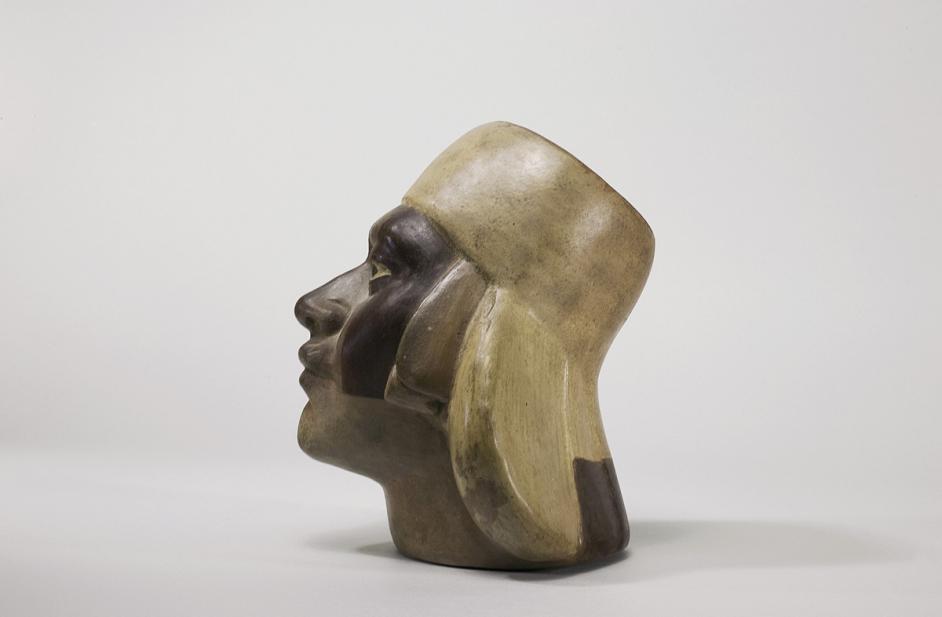 Moche, Portrait head vessel