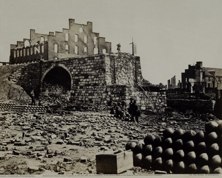 Gardner, Alexander, Incidents of the War, Ruins of Arsenal, Richmond, VA.