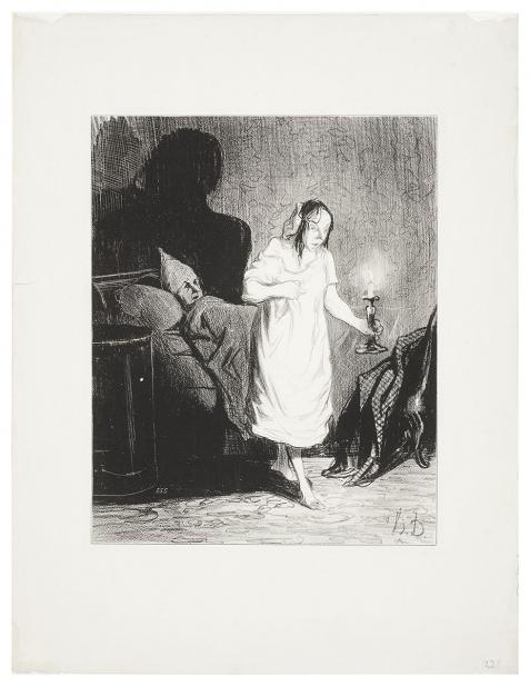 Daumier, Honore,  Les Bas-Bleus: Dis donc, Bichette