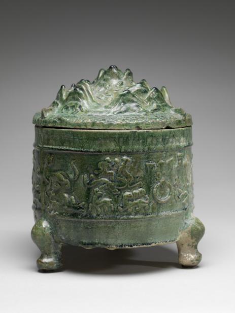 Chinese, Hill censer with lid