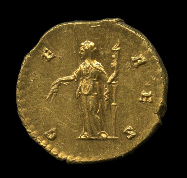Antoninus Pius (minted under), Aureus of Faustina the Elder, rev.
