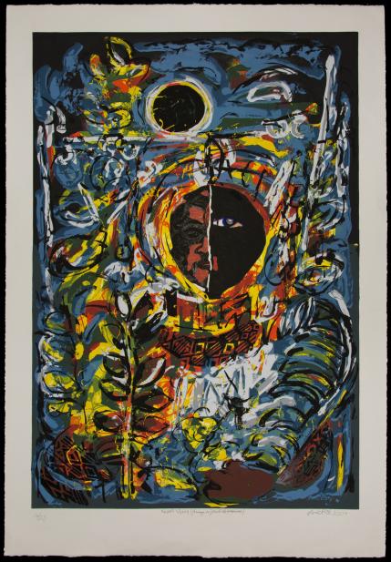 David Clyde Driskell (American, b. 1931), Night Vision, 2007