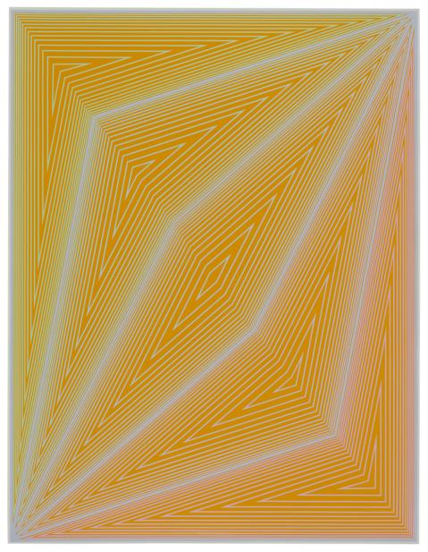 Richard Joseph Anuszkiewicz (American, b. 1930), The Inward Eye: #4 art 