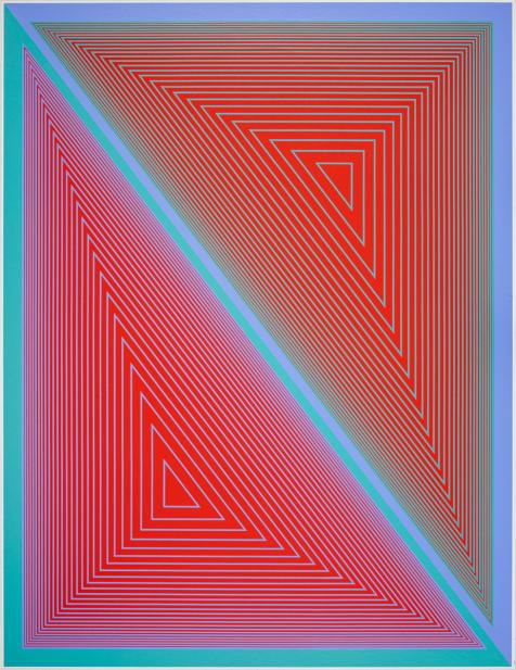 Richard Joseph Anuszkiewicz (American, b. 1930), The Inward Eye: #7 art, 1970