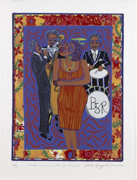 Faith Ringgold (American, b. 1930), Nobody will ever love you like I do, December 10, 2006