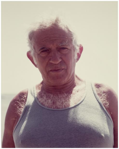 Joel Meyerowitz (American, b. 1946), Norman Mailer, 1982