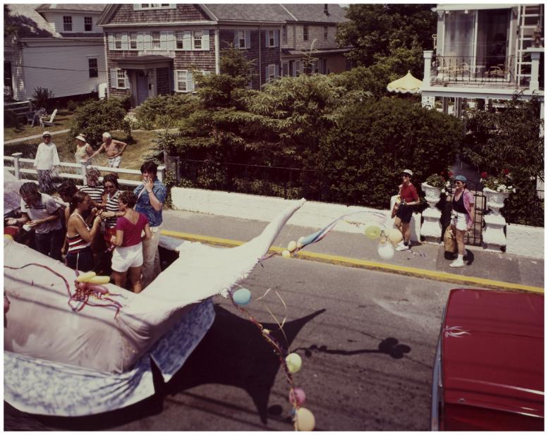 Joel Meyerowitz (American, b. 1946), July 4th Parade, Provincetown, 1983