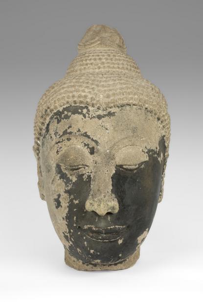 Maker Unknown (Thai), Head of Buddha, 14th-15th century (Ayutthaya Period)