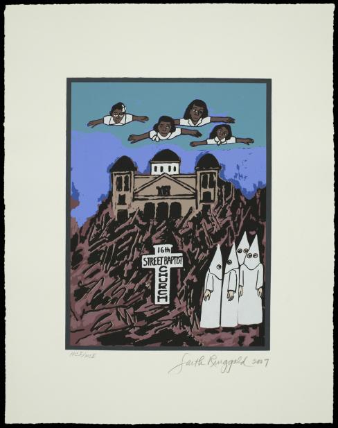 Faith Ringgold (American, b. 1930), Martin Luther King, Jr. Letter from Birmingham City Jail, 2007