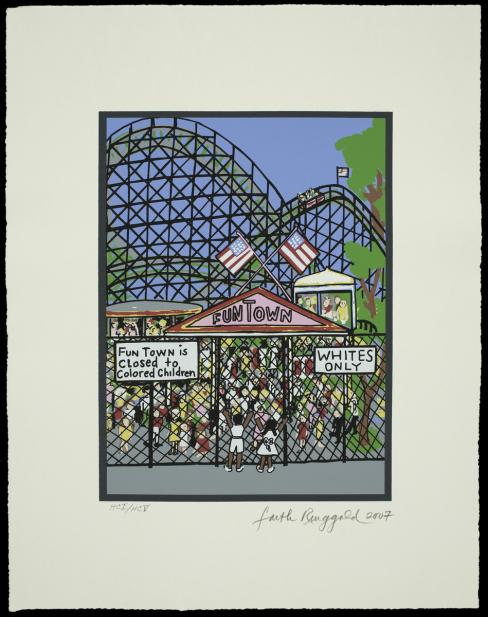 Faith Ringgold (American, b. 1930), Martin Luther King, Jr. Letter from Birmingham City Jail, 2007
