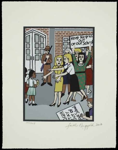 Faith Ringgold (American, b. 1930), Martin Luther King, Jr. Letter from Birmingham City Jail, 2007