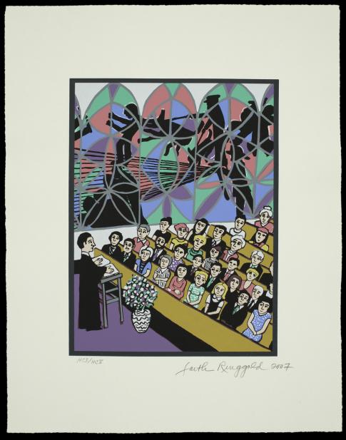 Faith Ringgold (American, b. 1930), Martin Luther King, Jr. Letter from Birmingham City Jail, 2007