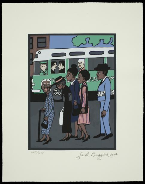 Faith Ringgold (American, b. 1930), Martin Luther King, Jr. Letter from Birmingham City Jail, 2007