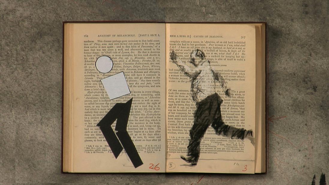 William Kentridge (South African, b. 1955), Tango for Page Turning (detail), 2012-2013