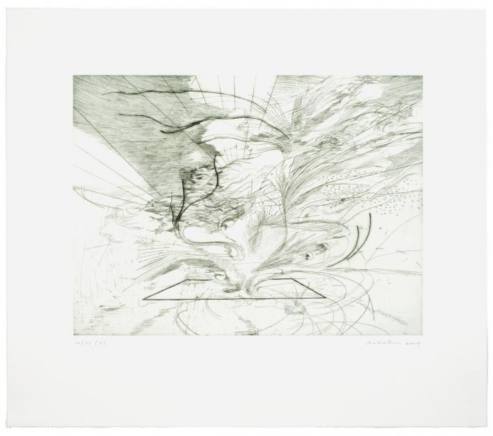 Julie Mehretu (American, Ethiopian, b. 1970), Landscape Allegories (2 of 7), 2004