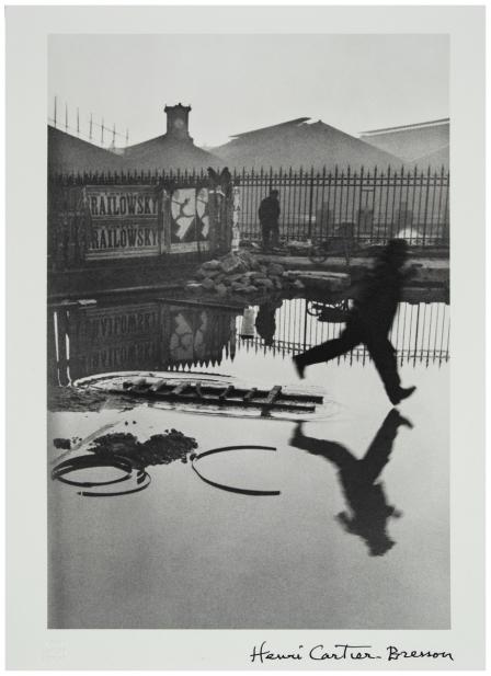 Henri Cartier-Bresson (French, 1908-2004), Behind Le Gare St. Lazare, negative 1932; print ca. 1980s-1990s