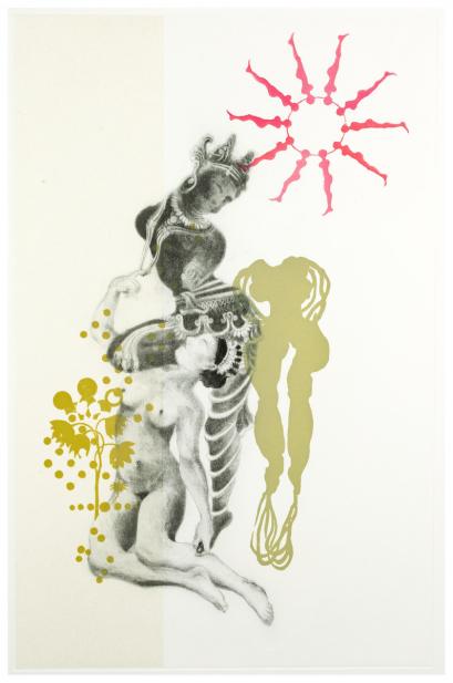 Shahzia Sikander (American, born Pakistan, b. 1969), Maligned Monsters II, 2000