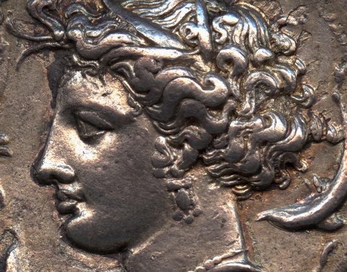 Siculo-Punic, Tetradrachm of Persephone-Tanit