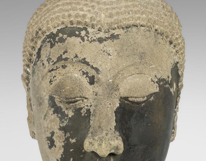 Maker Unknown (Thai), Head of Buddha, 14th-15th century (Ayutthaya Period)