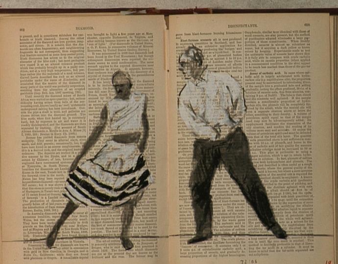 William Kentridge (South African, b. 1955), Tango for Page Turning (detail), 2012-2013