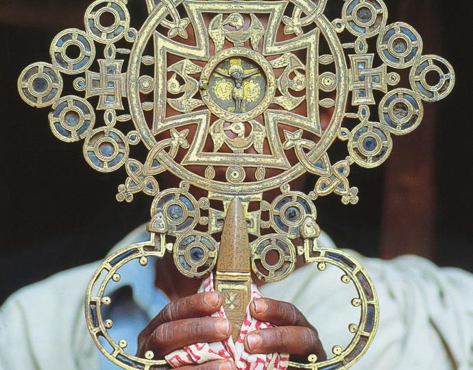 Andargé Asfaw (American, b. Ethiopia 1956), Ethiopian Cross, 2009
