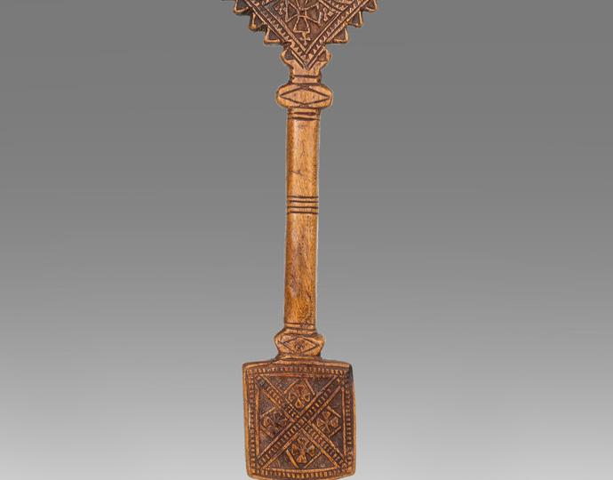 Unknown (Ethiopian), Coptic cross, 18th or 19th century
