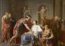 Etienne Aubry (French, 1745-1781), Les Adieux de Coriolan à sa Femme au moment qu'il part pour se rendre chez les Volsques (detail), ca. 1780