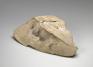 Egyptian, Stela fragment with man