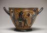 Theseus Painter, Skyphos with Herakles, Athena, and Hermes