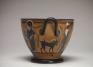 Theseus Painter, Skyphos with Herakles, Athena, and Hermes