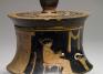 Veii Painter, Tripod pyxis, with a domestic scene