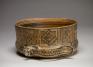 Greek, Ribbon-handled bowl with a mourning ritual