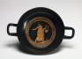 Greek, kylix showing a youth with lyre