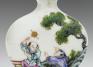 Chinese, Snuff bottle with children in a garden