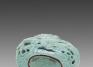 Chinese, Snuff bottle with openwork design of dragons