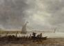 Jan van Goyen, A View of an Estuary with a Fishing Boat