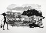 Kara Walker (American, b. 1969), An Army Train, from the series Harper's Pictorial History of the Civil War (Annotated), 2005