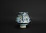 Persian, Handled jug with princely figures
