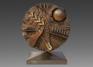 Pomodoro, Arnaldo, Disco con Sfera; Disk with sphere