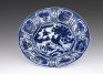 Maker Unknown (Chinese), Dish with birds and flowering peony