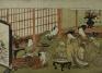 Isoda Koryūsai (Japanese, 1735-1790), A party in the Yoshiwara, from the series Shikidō tokkumi jūni-tsugai [Twelve bouts of lovemaking]