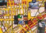Jane Hammond (American, b. 1950), The Wonderfulness of Downtown (detail), 1996-1997