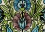 William De Morgan (British; English, 1839-1917), Iznik-inspired tile (detail), 1882-1888 design; 1898 production